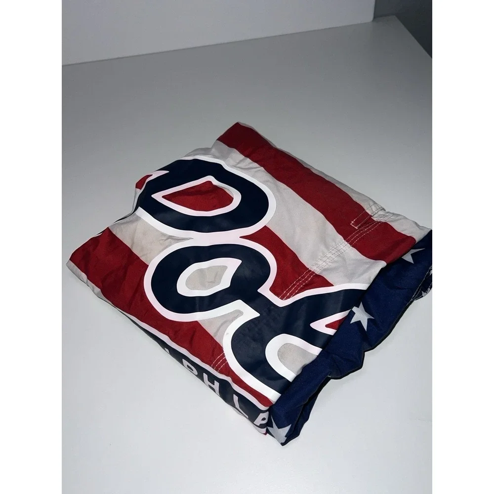 Polo Ralph Lauren Swim Trunks Mens 4XB USA American Flag Patriotic July 4th Boat